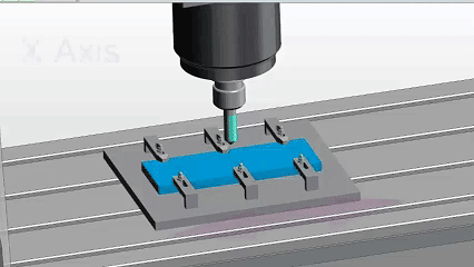 Mecanizado de 3-eje de la fresado CNC