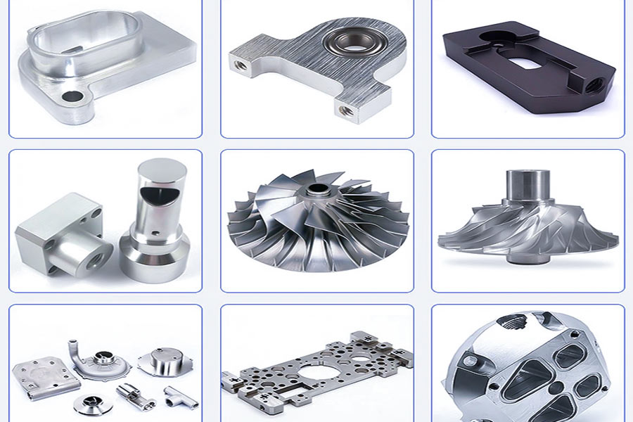 LS CNC Machining Service Parts Display