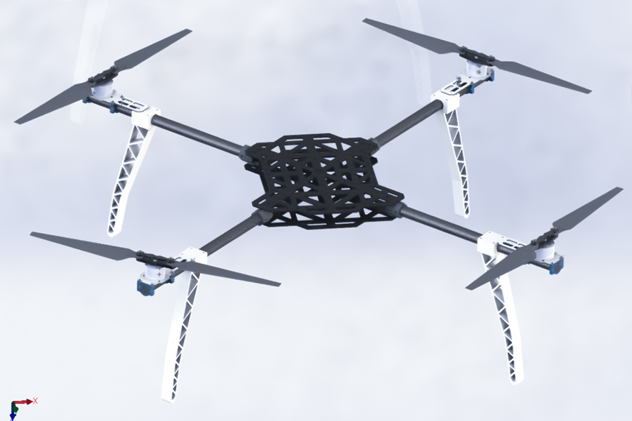 Drone landing gear design