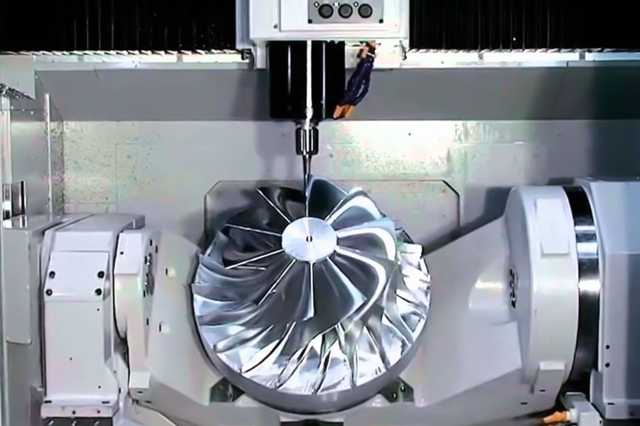 five-axis CNC machining