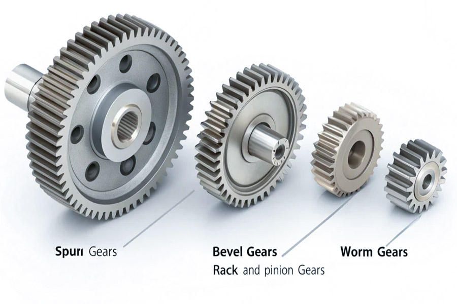 What types of gears are there?