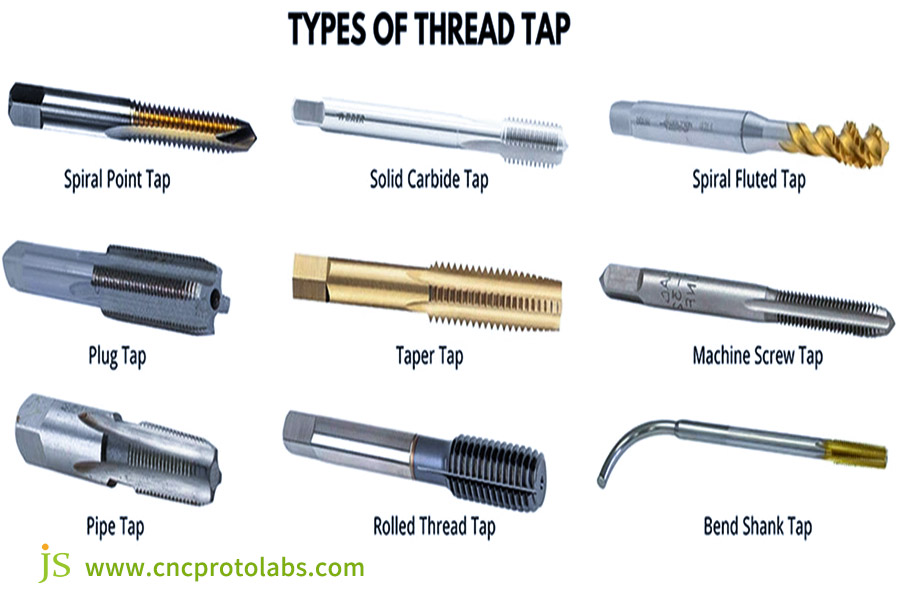 types of thread tap