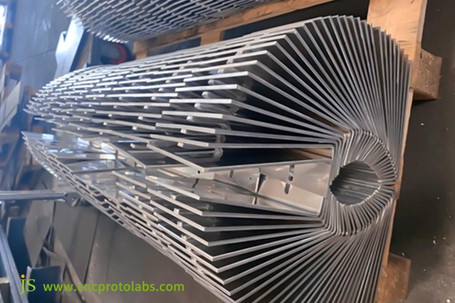 steel cutting sample