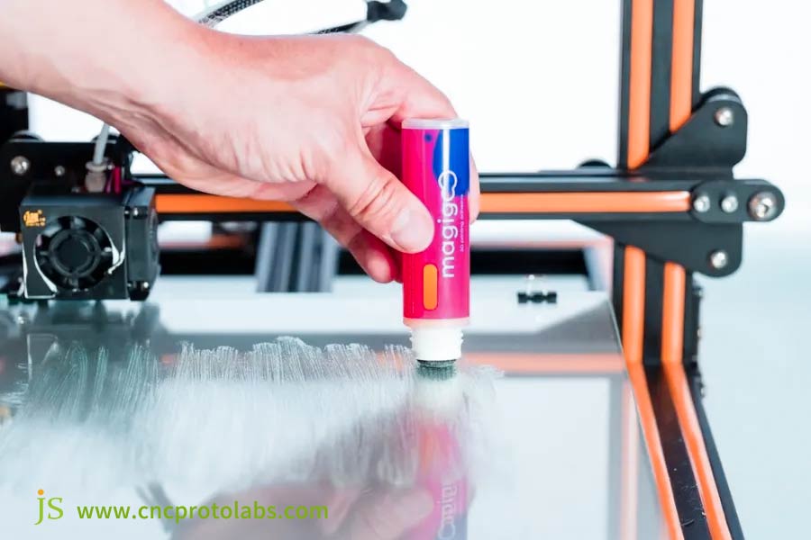 Using a glue stick can enhance first layer bed adhesion.