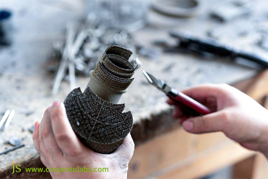 Post-processing of metal 3D printing parts