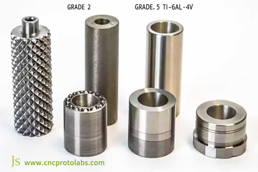 Different Grades of Titanium Alloy
